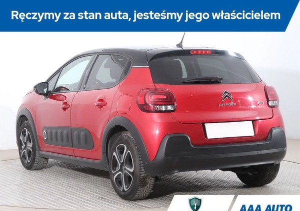 Citroen C3 cena 52000 przebieg: 64847, rok produkcji 2019 z Piastów małe 232